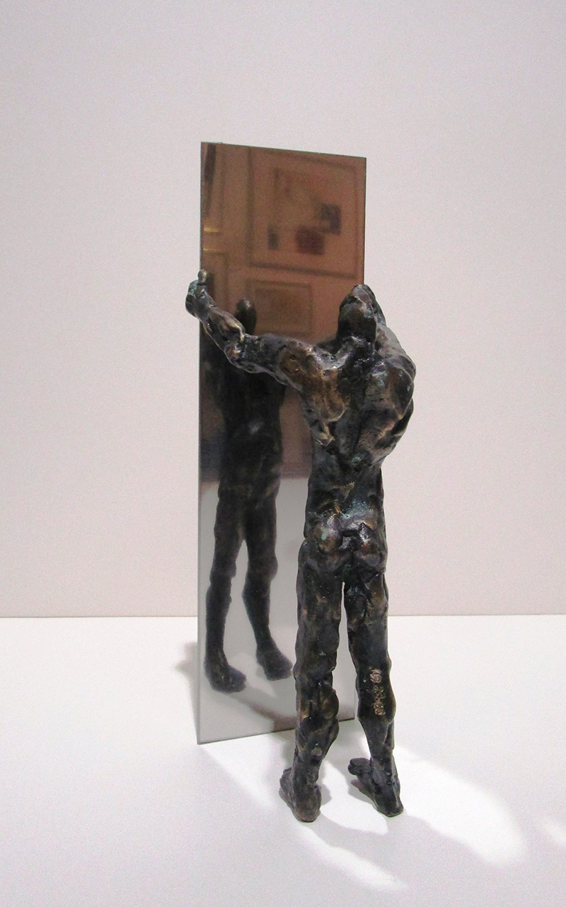 Narziss, Bronze, Hoehe 25 cm - Galerie Wroblowski